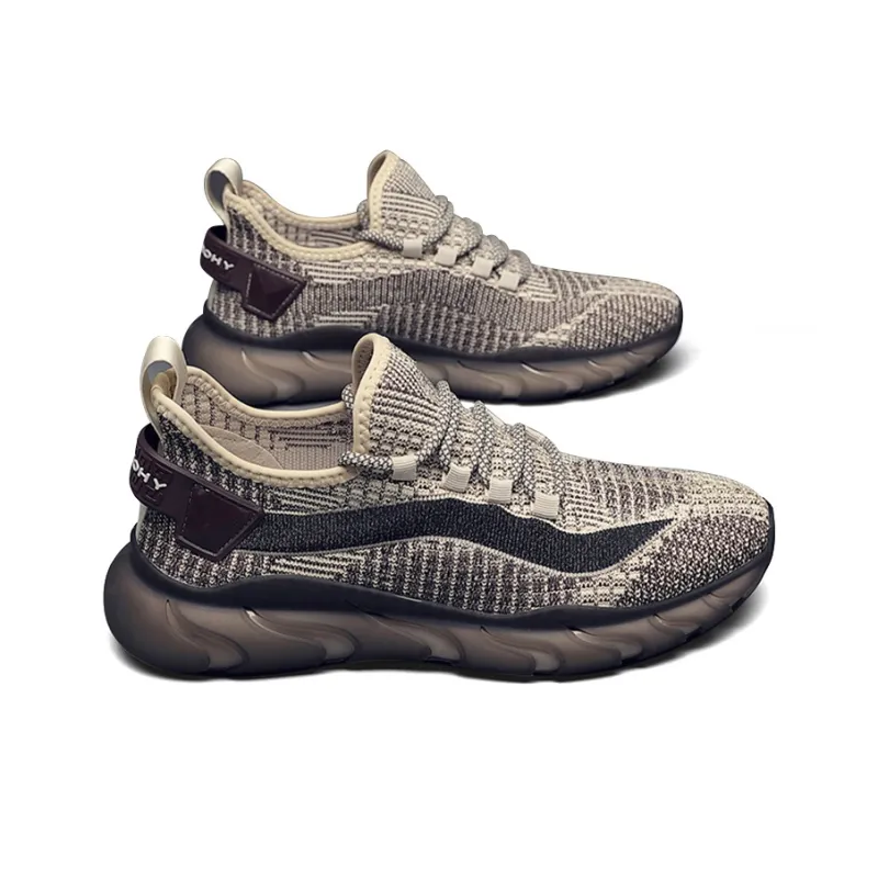 Bansley Anti Slip Wear Resistant Low Top Running Shoes Men's-4