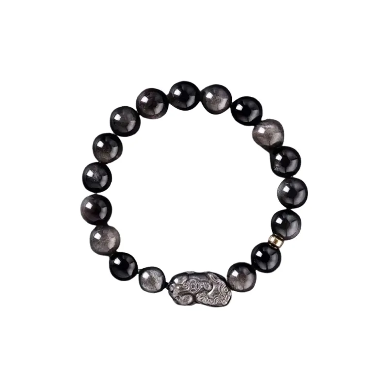 BAGGL Obsidian Jade Bracelets Men's-0