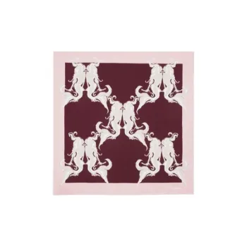 Valentino Silk Silk Scarves Women's Red
