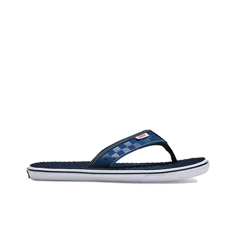 Vans La Costa Abrasion-Resistant Slip-Resistant Flip Flops Men's Blue-1