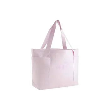 PUMA Fabric Tote Bag Shopping Bag Shoulder Bag Handbag Medium Size Women's Pink
