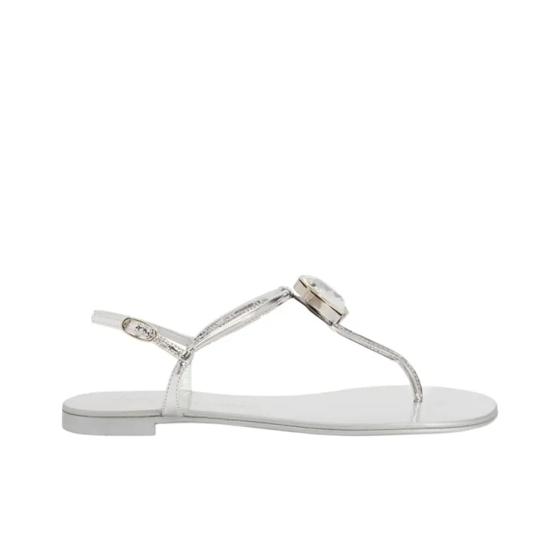 Giuseppe Zanotti Anthonia Metallic effect Flat Sandals Women's-1