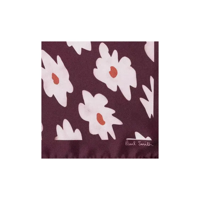 Paul Smith Silk Scarves Men's Chocolate-1