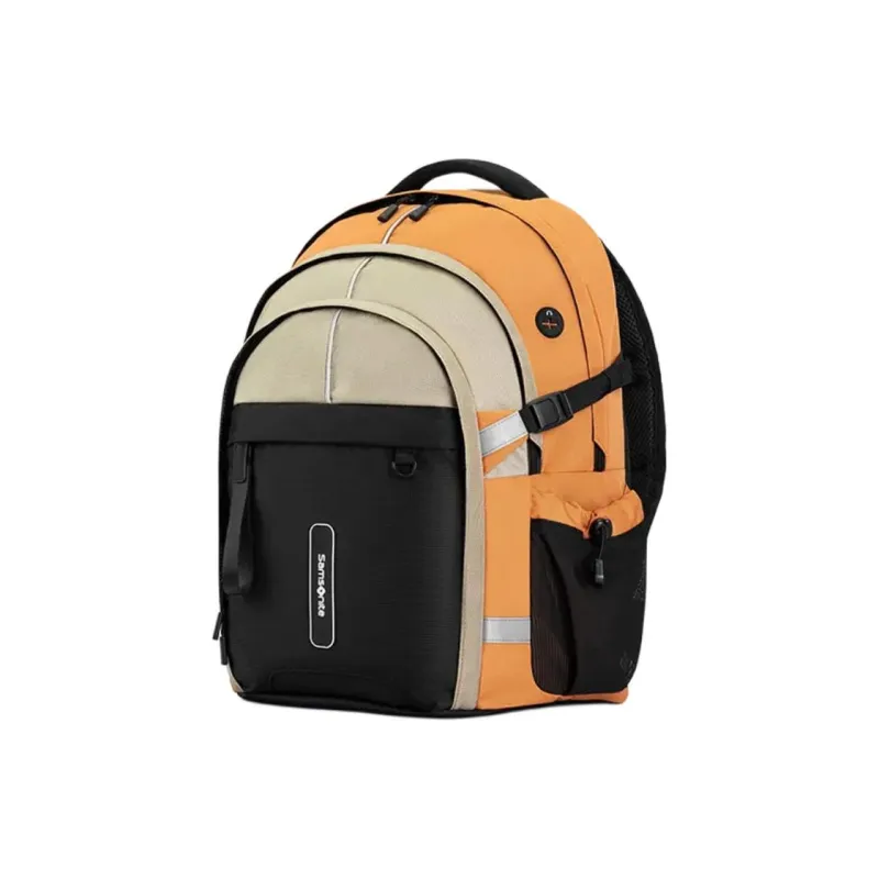 SAMSONITE Fabric Backpack Men's Orange-2