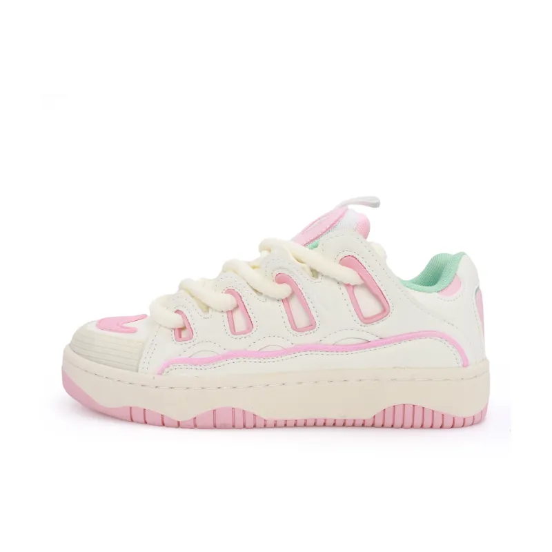 OHJC Slip-Resistant Cushioning Wear-Resistant Lightweight Breathable Low-Top Skateboard Shoes Unisex-28