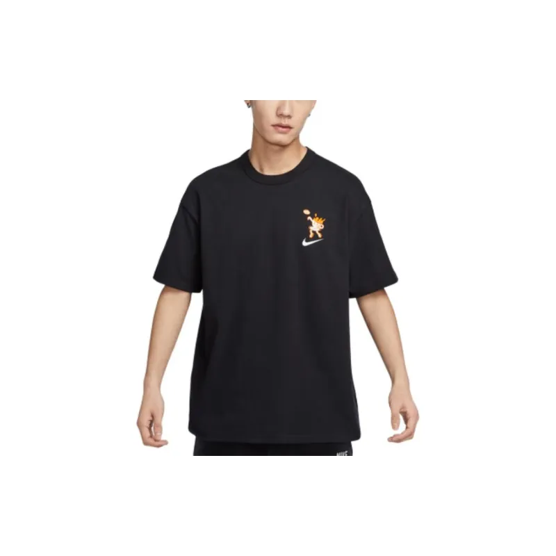Nike T Shirts Men Black-1