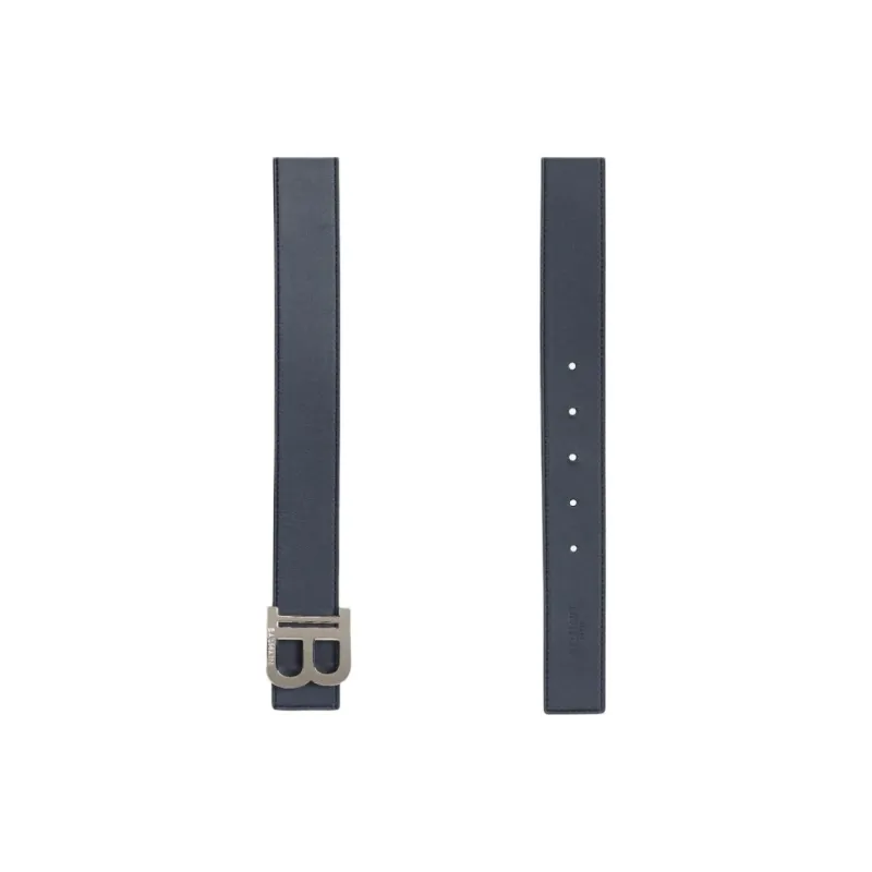 BALMAIN Two tone Reversible Leather Belt-2