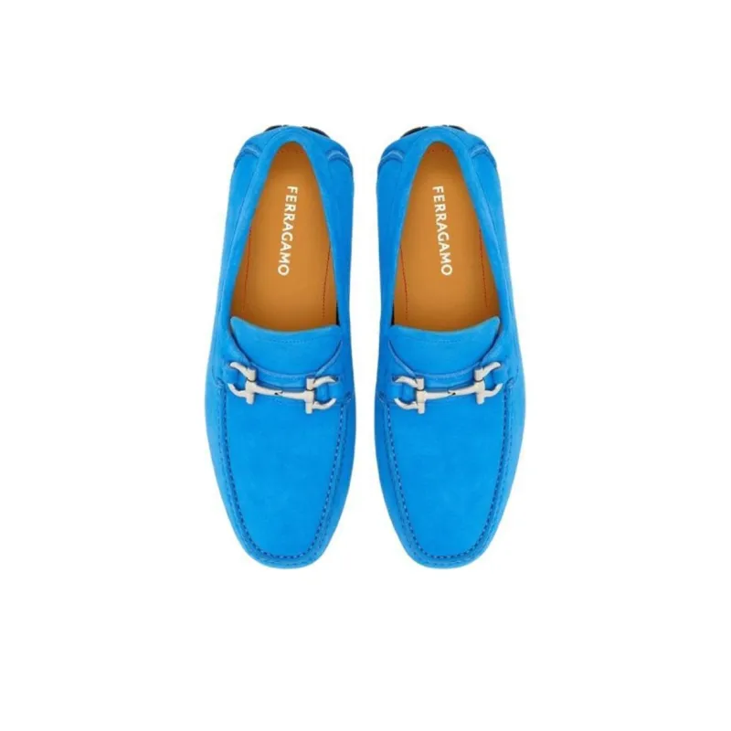 FERRAGAMO Loafers Men's Sky Blue-3