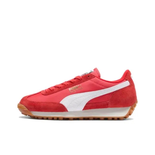 PUMA Easy Rider Casual Shoes Women's Low-Top Red/White