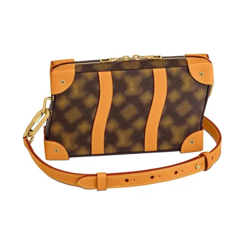 LOUIS VUITTON Soft Trunk Blurry Monogram Brown