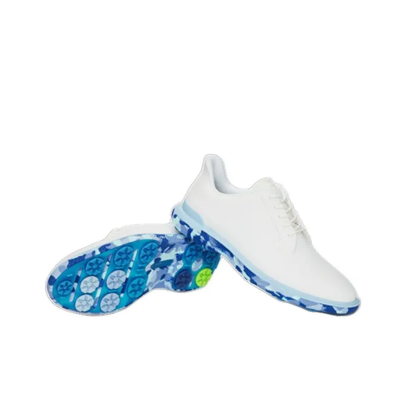 GFORE Gallivan2r Low Top Golf Shoes Men's White Blue-3