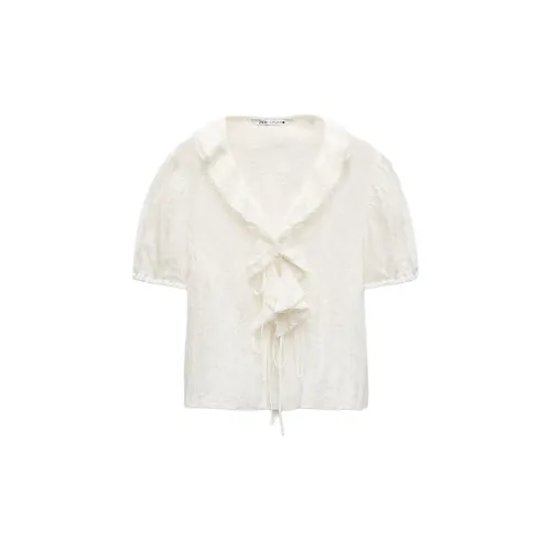 ZARA ZW Series Shirts Women's White