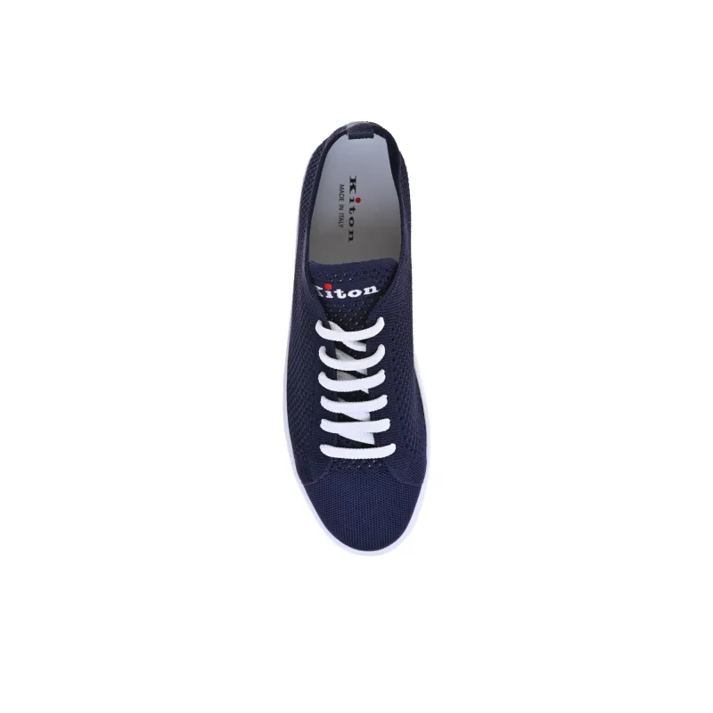 KITON Low-Top Skateboard Shoes 3cm Men's Blue-3