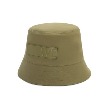 LOEWE Canvas Bucket Hats Unisex Green