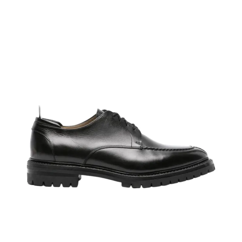 THOM BROWNE Almond Toe Derby Shoes-1