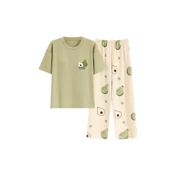 GOSO Pajama Set Women's Green Shades