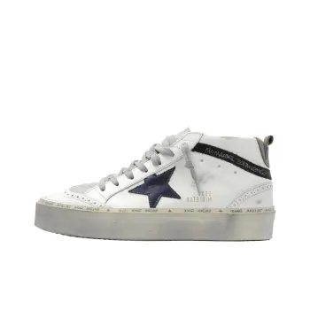 Golden Goose Mid Star High-Top Skateboard Shoes Women's White