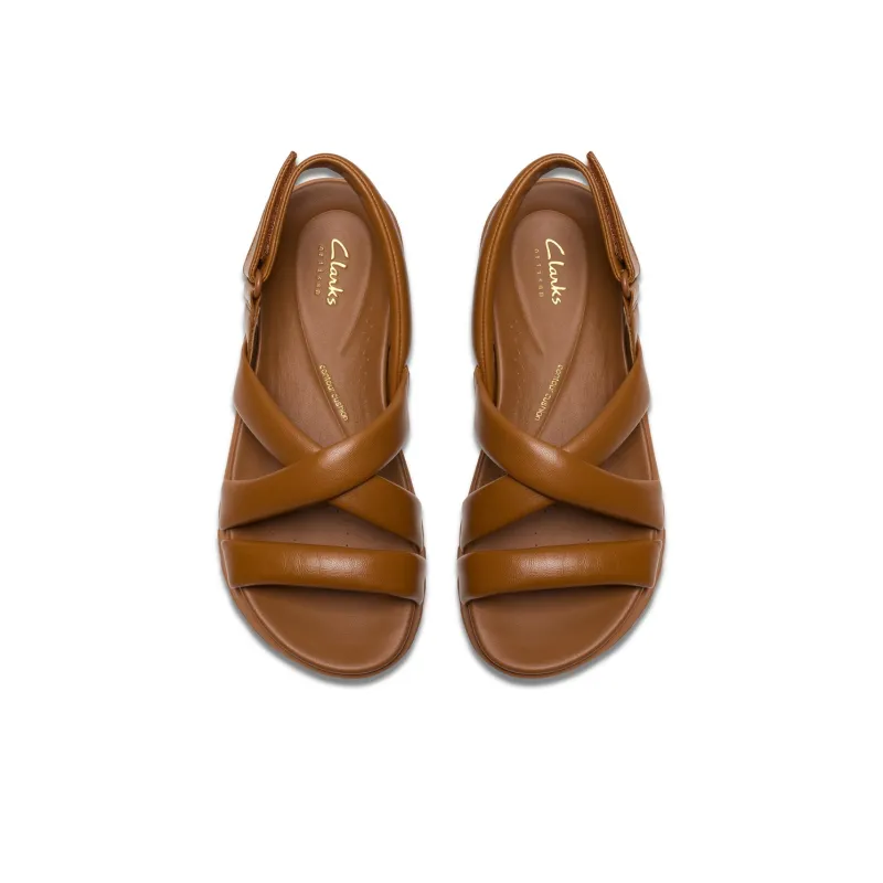 Clarks Beach Sandals Women's Brown-2