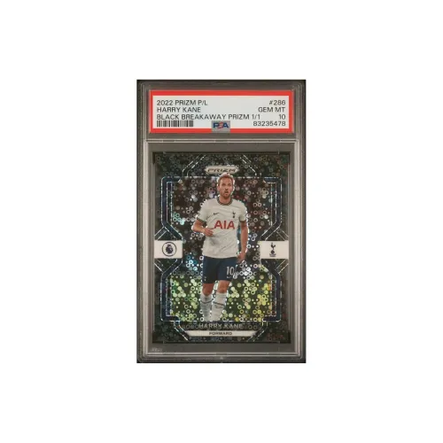 PANINI 22-23 Tottenham Hotspur Kane Premier League Prizm 1/1 Black Bubbles PSA 10 Player Card Sports Cards 1 Pc