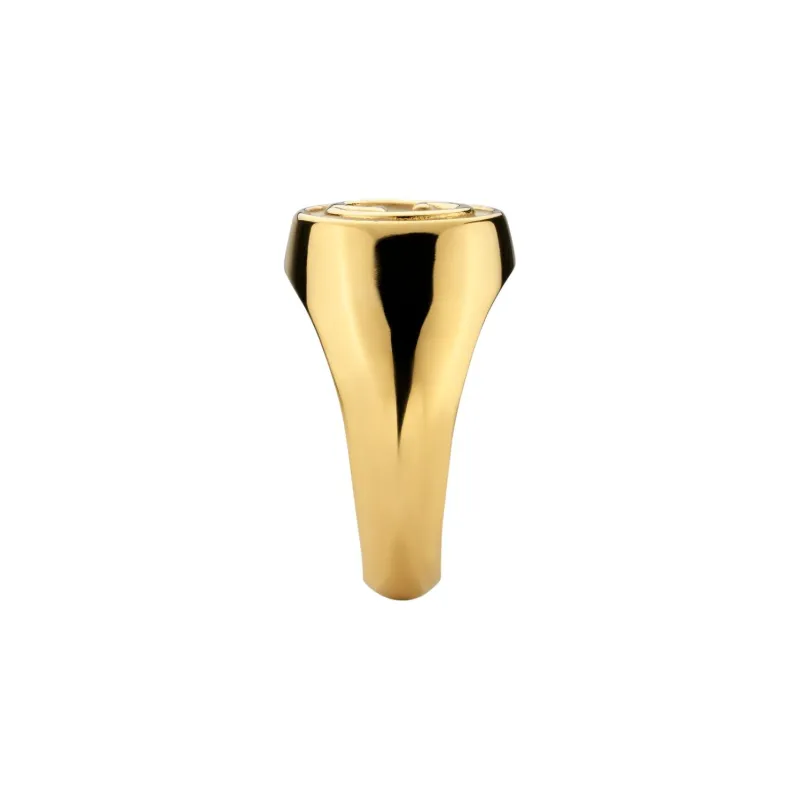 GUCCI Blondie Logo Plaque Ring-3