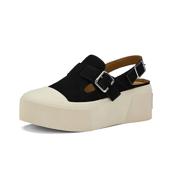 ZSBELLA Strap Sandals Women's Black Brown-6