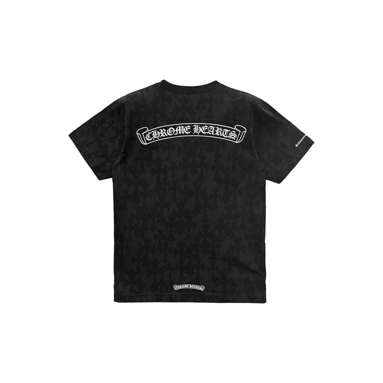 Chrome Hearts T-Shirts Unisex Black - POIZON