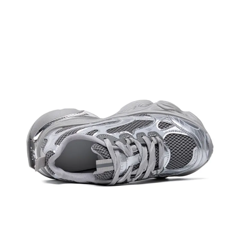 La Chapelle Breathable Height Increase Low Top Chunky Sneakers Women's-7