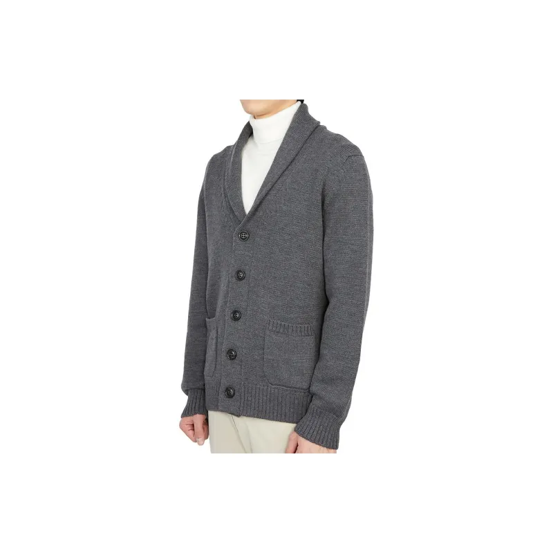 Drumohr Knitted Merino Wool Cardigan-2