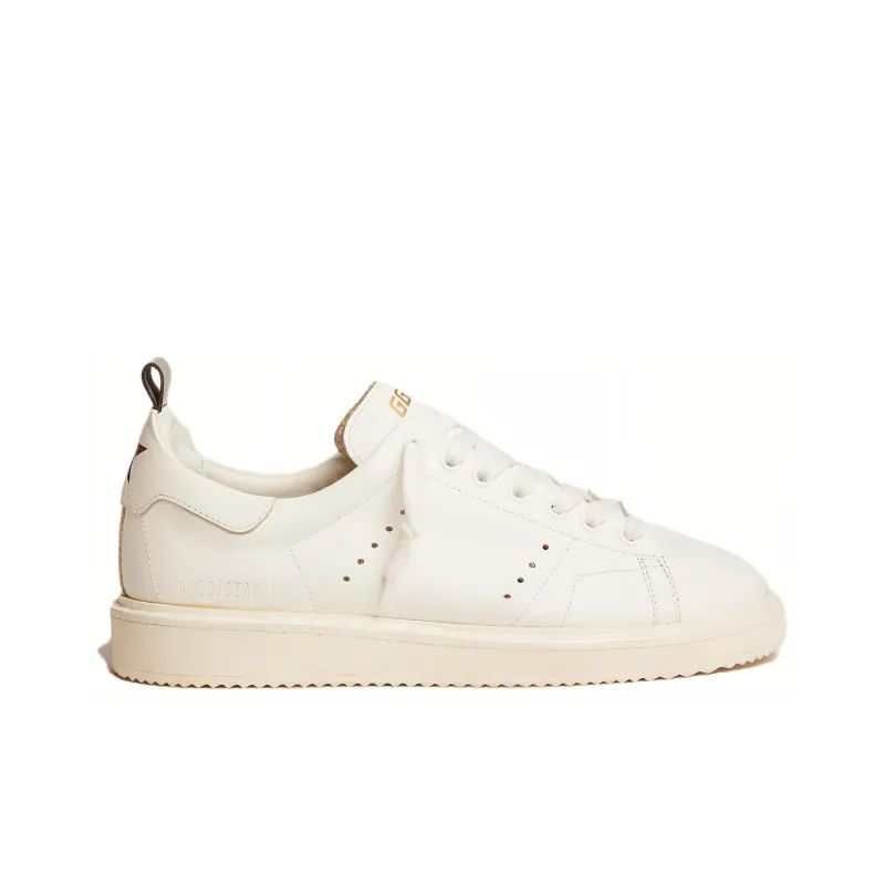 Golden Goose GGDB Starter Stylish Skateboarding Shoes Women's White-1