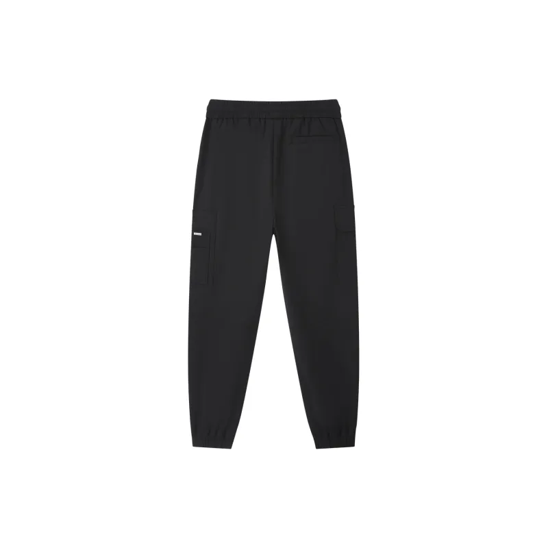 DEGAIA Cargo Pants Men Black-1
