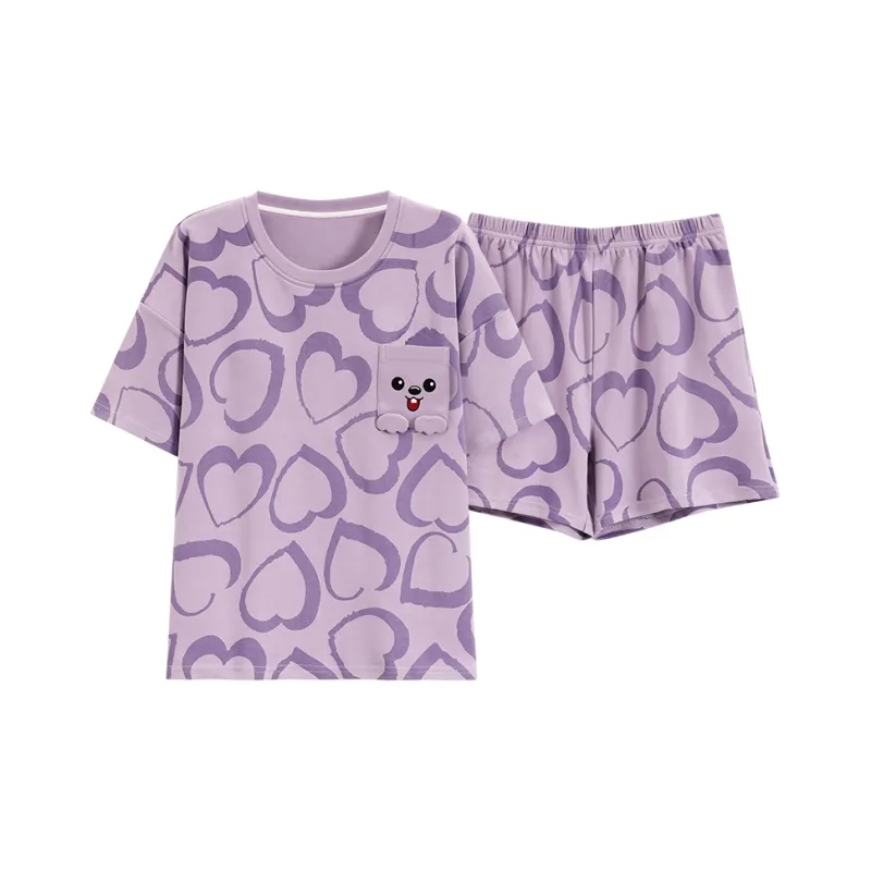 GOSO Pajama Set Women's Purple Shades-0