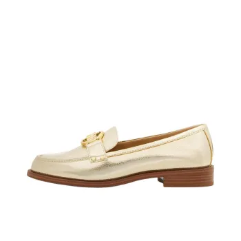 Michael kors gold loafers on sale