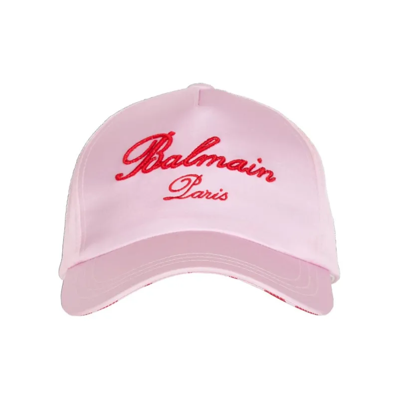 BALMAIN Signature Embroidered Baseball Cap-1