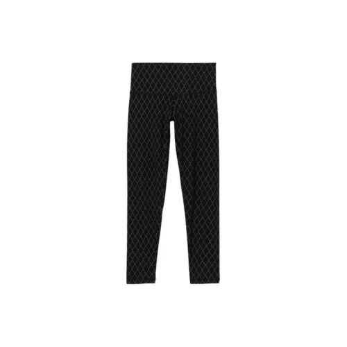 Victoria's Secret Leggings Women's Black Plaid