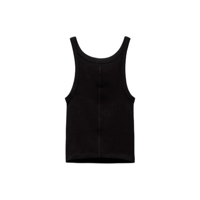 ZARA Tank Tops Women's Black-1