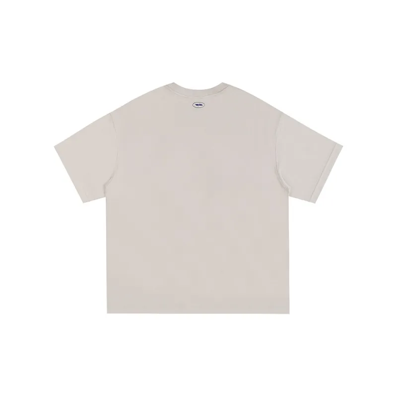 WILDX Summer Basic LOGO Short Sleeved T Shirts Unisex-36