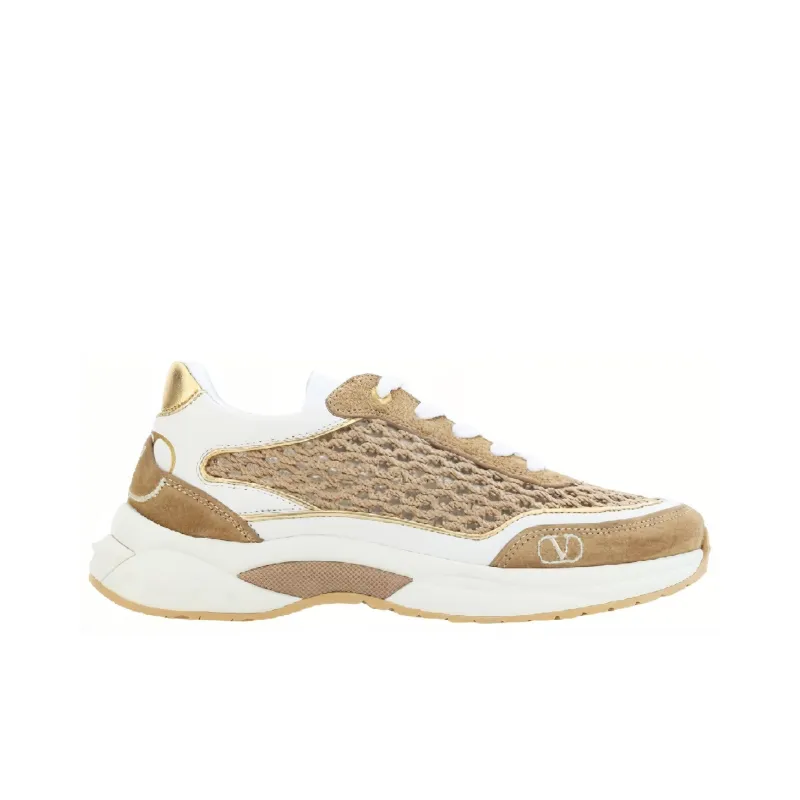 Valentino Low Top Casual Shoes Women's Brown-1
