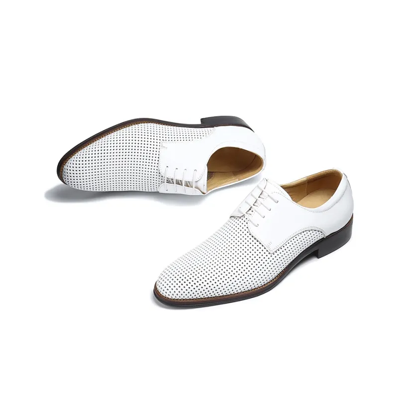 ASTON M.JAZZ Dress Shoes Men's White-3