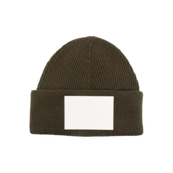 MM6 Maison Margiela Numbers motif Knitted Beanie