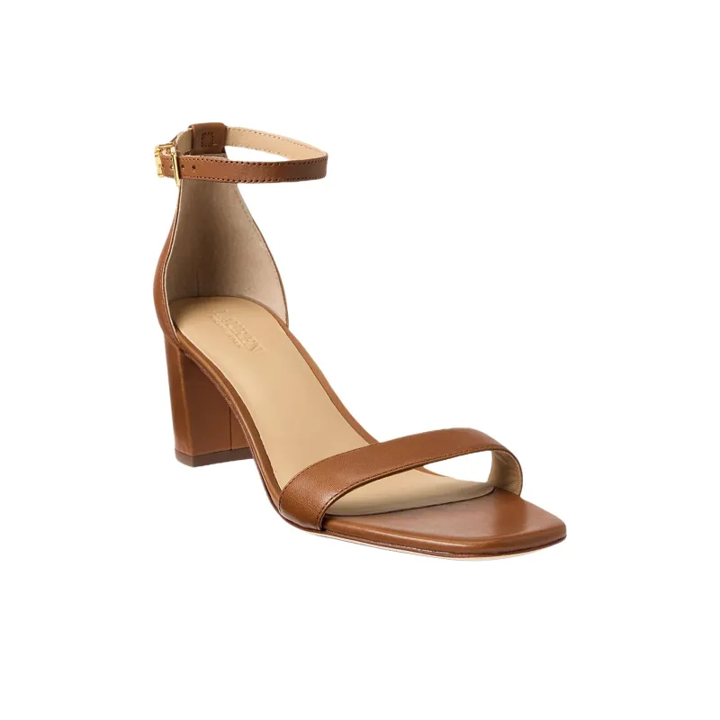 LAUREN RALPH LAUREN Logan Strap Sandals 6cm Women's Brown-2