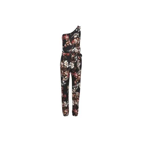 Victoria's Secret Jumpsuits Women's Black Floral/Black Floral Pattern