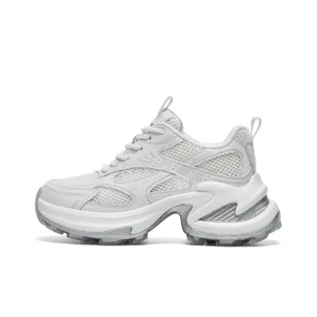 CHERYKALLY Height Increasing Wear-Resistant Slip-Resistant Low-Top Chunky Sneakers 6cm Women's