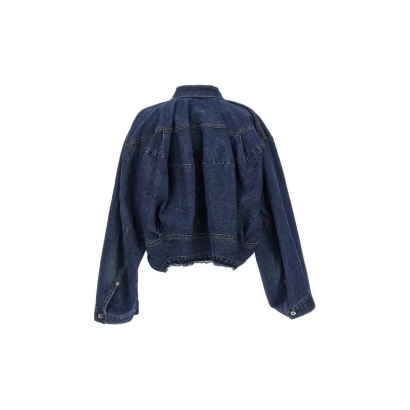 Sacai Raw cut Hem Denim Jacket-1