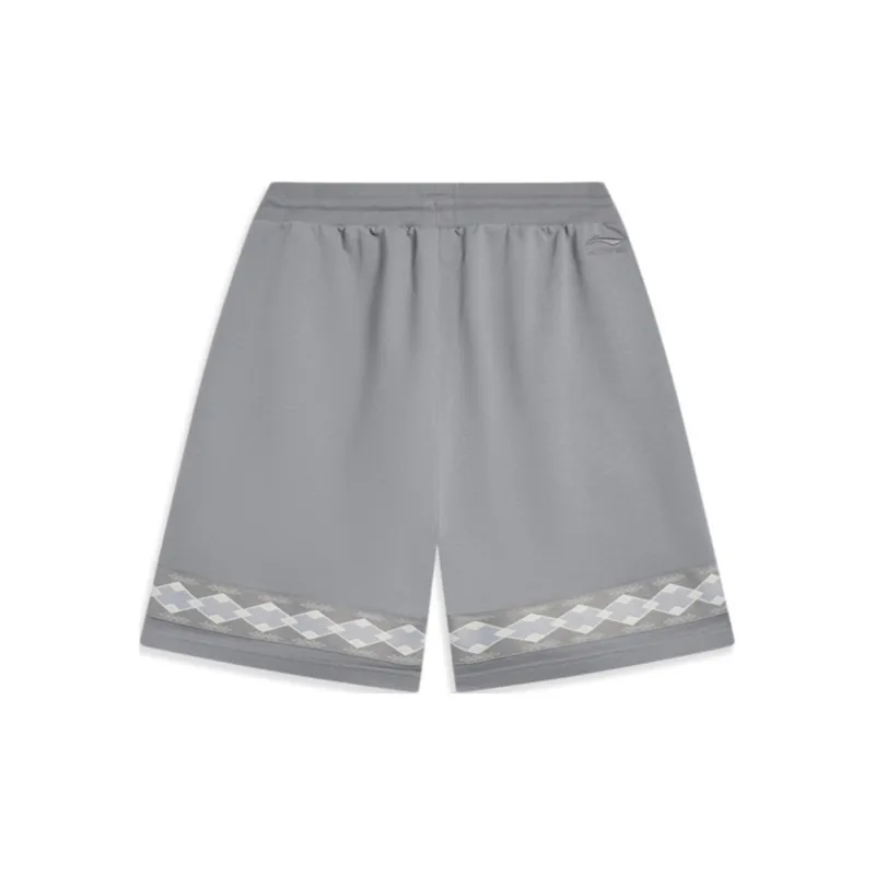 LiNing Sports Life Collection Casual Shorts Men's Iron Asphalt Gray-1