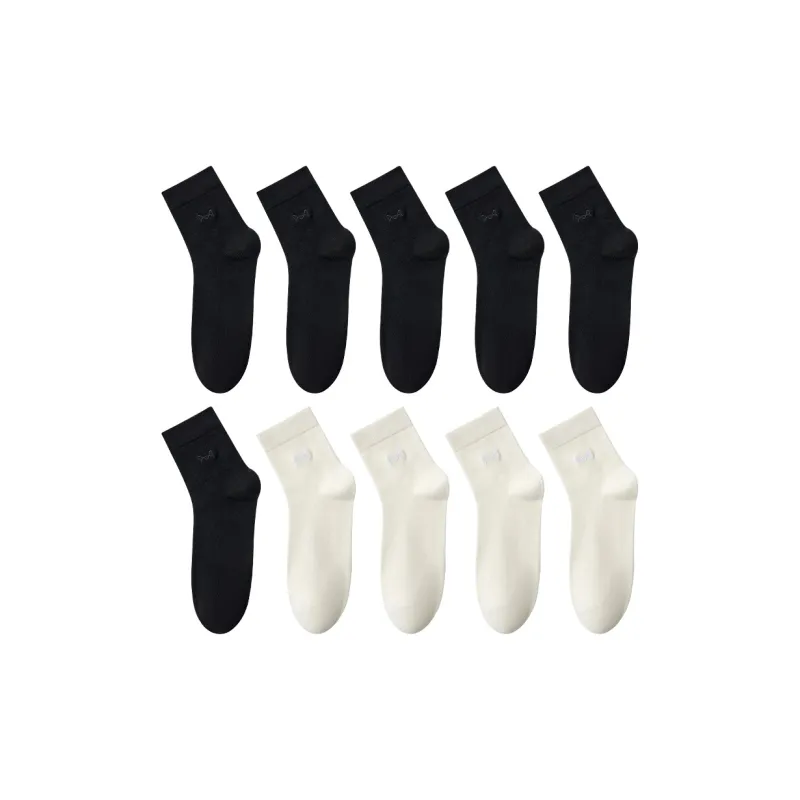 MIIOW Cool One Summer Series Mid Calf Socks Men's 10 Pack-6