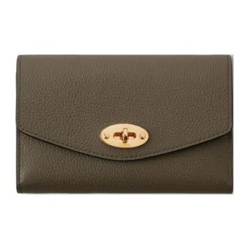Mulberry Medium Darley Grained-texture Wallet