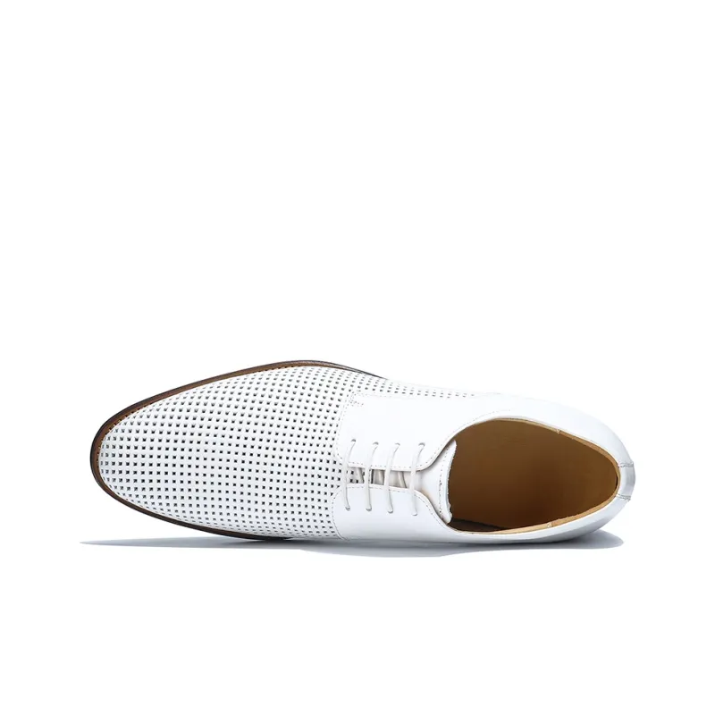 ASTON M.JAZZ Dress Shoes Men's White-4