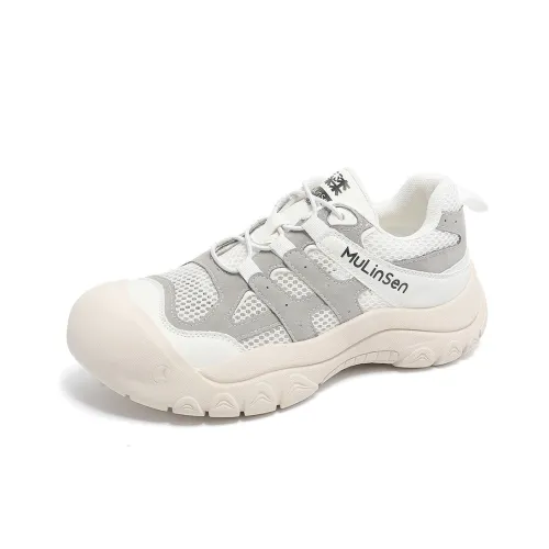 Mulinsen Big Head Shoes Wear resistant Lightweight Breathable And Non slip. Low Top Casual Shoes Women's