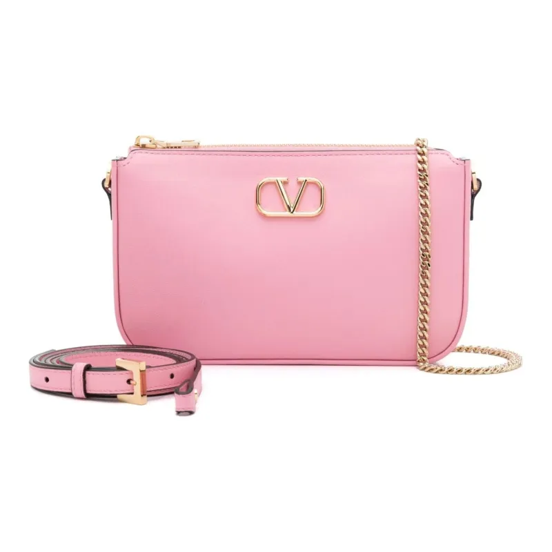 Valentino GARAVANI Smooth Leather Crossbody Bag Shoulder Bag Women's Rose Pink-1