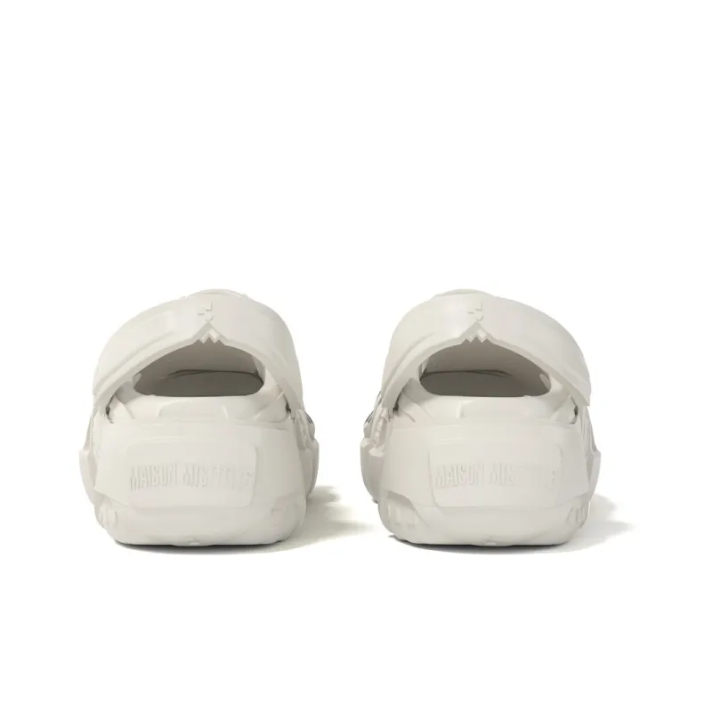 MAISON MISFIT 15 Gold Mask Clogs Unisex Dune Beige-3